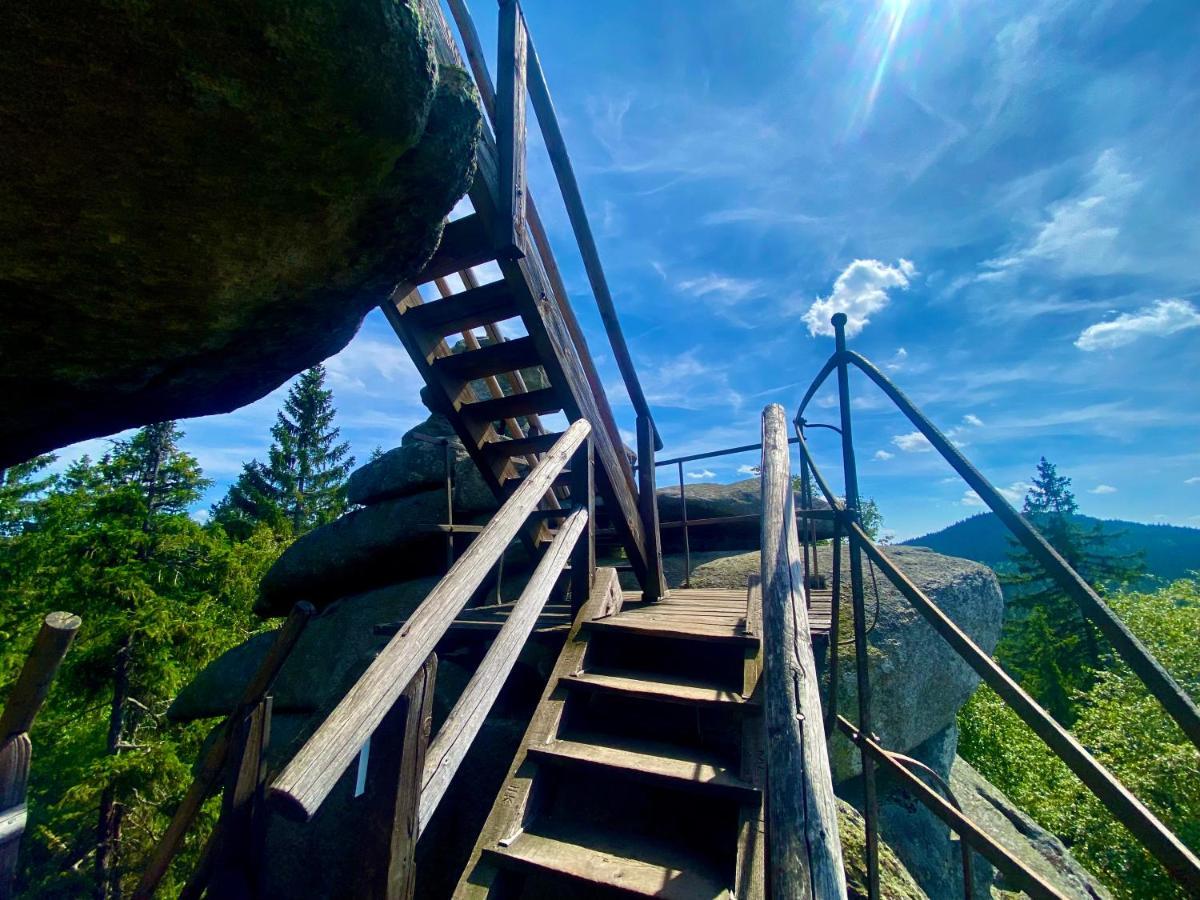 Ferienwohnung Oxana Im Naturpark Fichtelgebirge Schonwald  Exterior foto