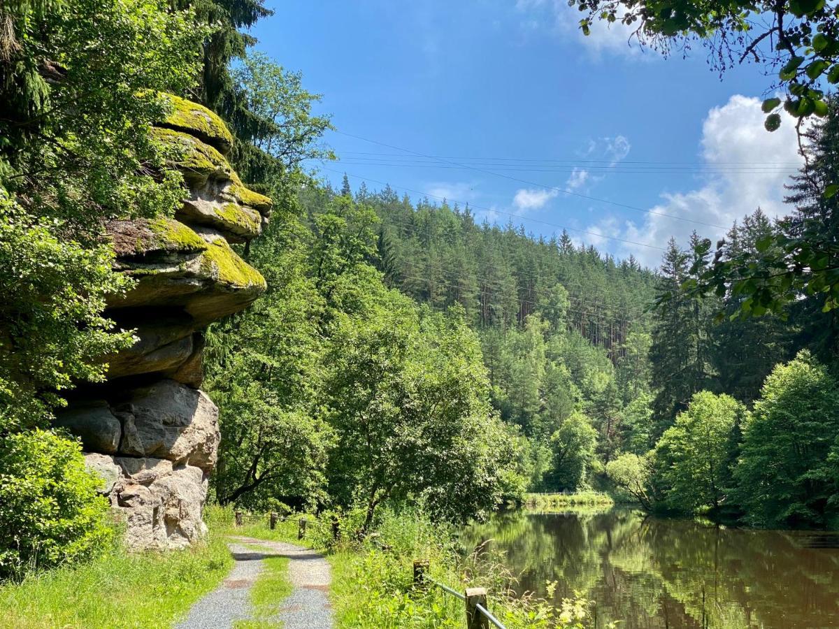 Ferienwohnung Oxana Im Naturpark Fichtelgebirge Schonwald  Exterior foto